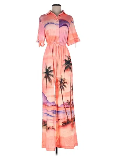 Pre-owned Assorted Brands Jumpsuit In Pink