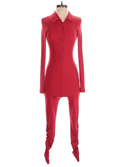 Pre-owned Assorted Brands Jumpsuit In Red