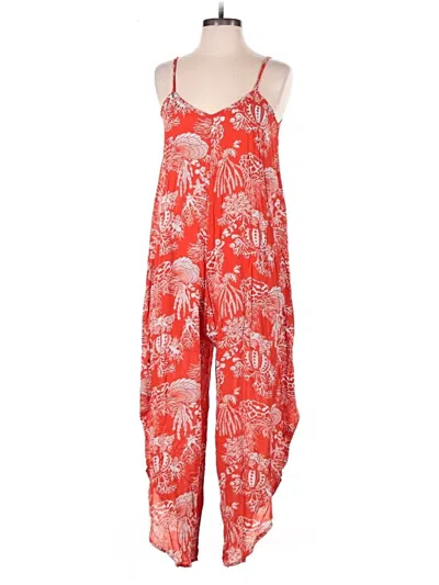 Pre-owned Assorted Brands Jumpsuit In Red