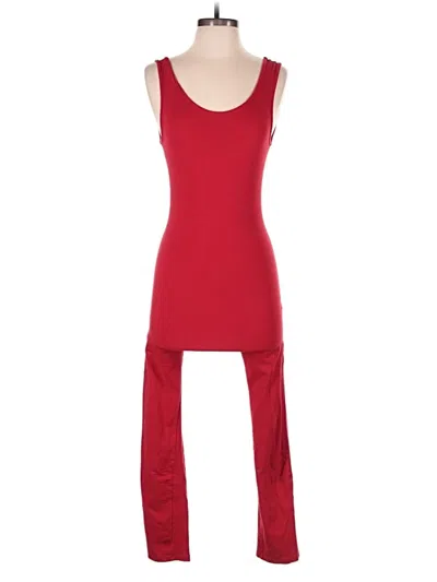 Pre-owned Assorted Brands Jumpsuit In Red