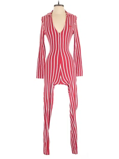 Pre-owned Assorted Brands Jumpsuit In Red