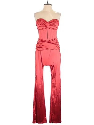 Pre-owned Assorted Brands Jumpsuit In Red