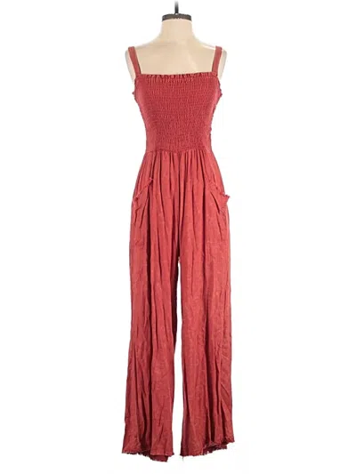 Pre-owned Assorted Brands Jumpsuit In Red
