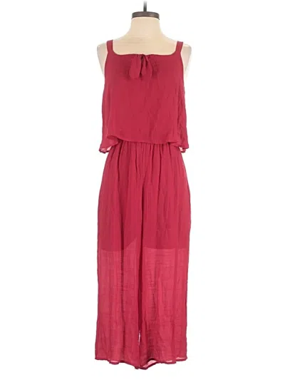 Pre-owned Assorted Brands Jumpsuit In Red