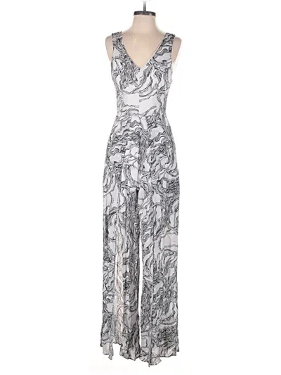 Pre-owned Assorted Brands Jumpsuit In Silver