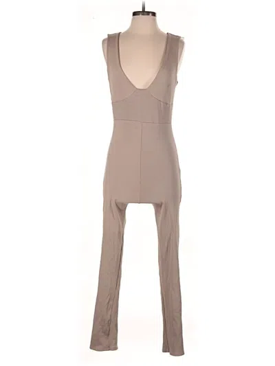 Pre-owned Assorted Brands Jumpsuit In Tan