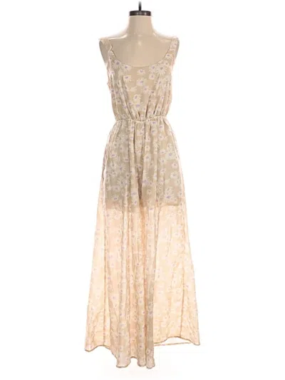 Pre-owned Assorted Brands Jumpsuit In Tan