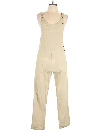 Pre-owned Assorted Brands Jumpsuit In Tan