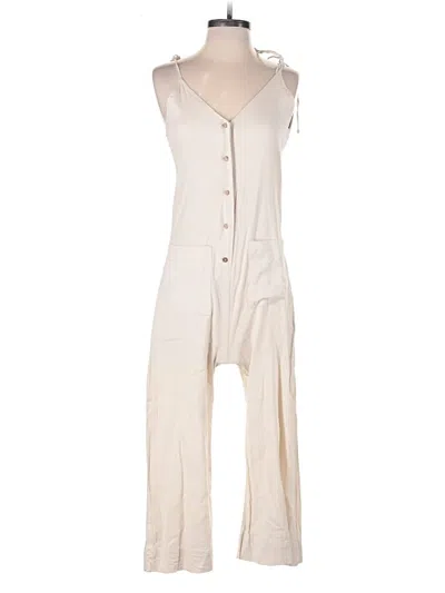Pre-owned Assorted Brands Jumpsuit In White