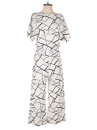 Pre-owned Assorted Brands Jumpsuit In White