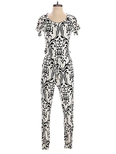 Pre-owned Assorted Brands Jumpsuit In White