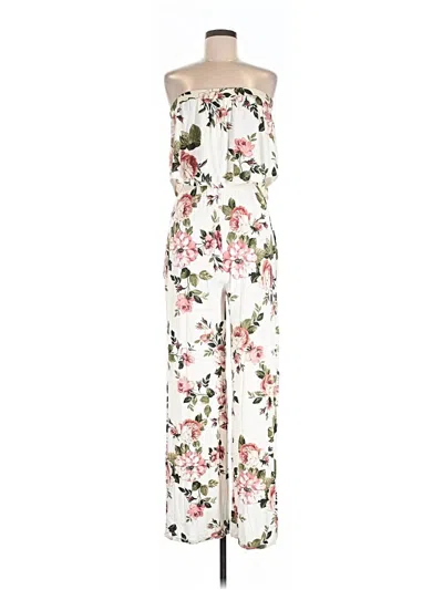 Pre-owned Assorted Brands Jumpsuit In White