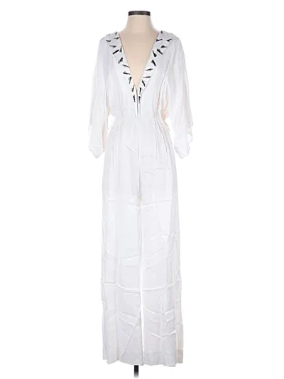 Pre-owned Assorted Brands Jumpsuit In White