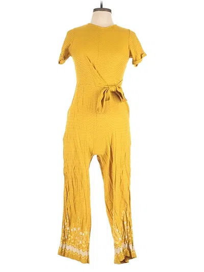 Pre-owned Assorted Brands Jumpsuit In Yellow