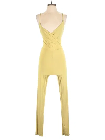 Pre-owned Assorted Brands Jumpsuit In Yellow