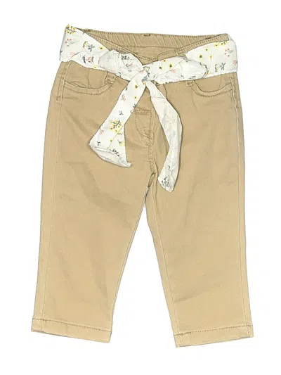 Pre-owned Assorted Brands Babies' Khaki Pant In Brown