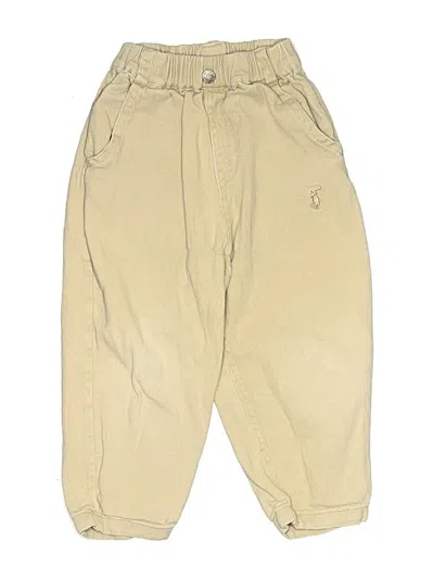 Pre-owned Assorted Brands Kids' Khaki Pant In Brown