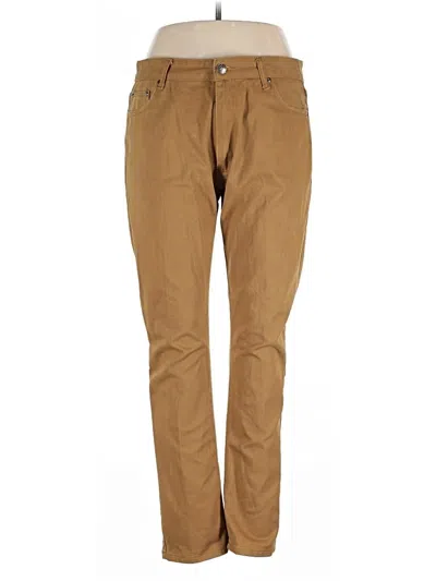 Pre-owned Assorted Brands Khaki Pant In Brown