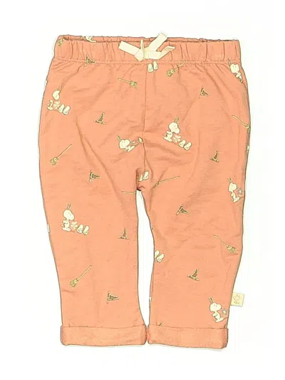 Pre-owned Assorted Brands Babies' Khaki Pant In Orange