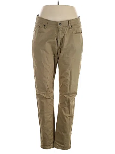 Pre-owned Assorted Brands Khaki Pant In Tan
