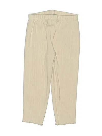 Pre-owned Assorted Brands Kids' Khaki Pant In White