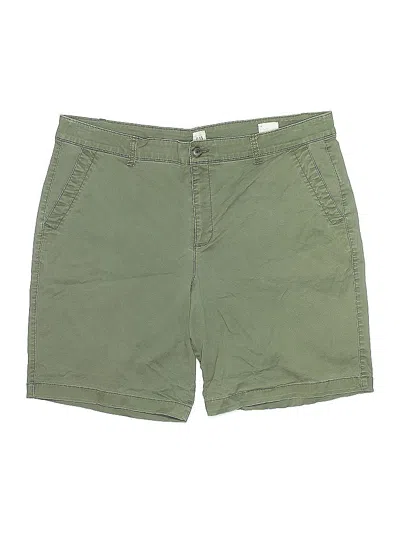 Pre-owned Assorted Brands Khaki Shorts In Green