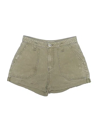 Pre-owned Assorted Brands Khaki Shorts In Green