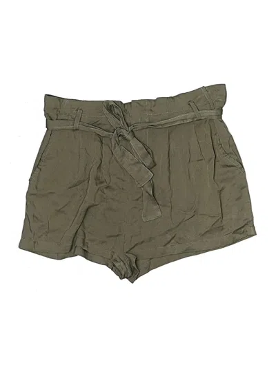 Pre-owned Assorted Brands Khaki Shorts In Green