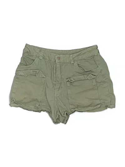 Pre-owned Assorted Brands Khaki Shorts In Green