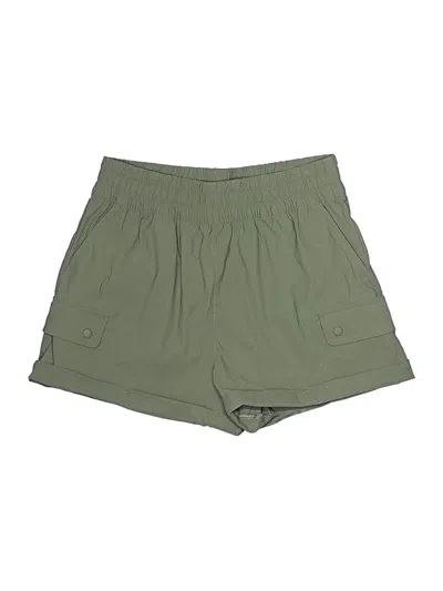 Pre-owned Assorted Brands Khaki Shorts In Green