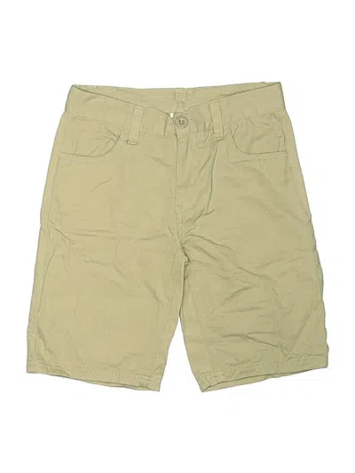 Pre-owned Assorted Brands Khaki Shorts In Green