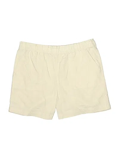Pre-owned Assorted Brands Khaki Shorts In Ivory