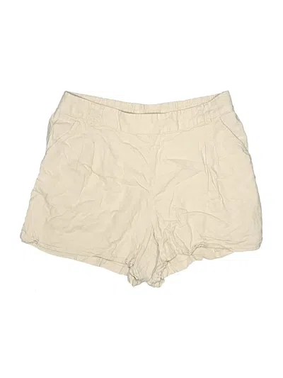Pre-owned Assorted Brands Khaki Shorts In Ivory