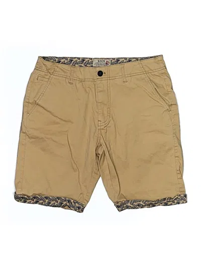 Pre-owned Assorted Brands Khaki Shorts In Tan