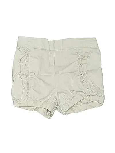Pre-owned Assorted Brands Kids' Khaki Shorts In White
