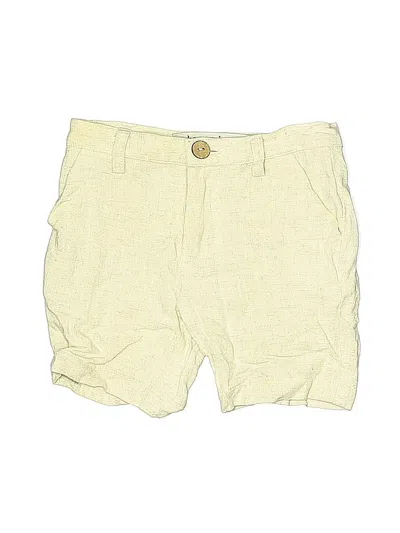Pre-owned Assorted Brands Babies' Khaki Shorts In Yellow