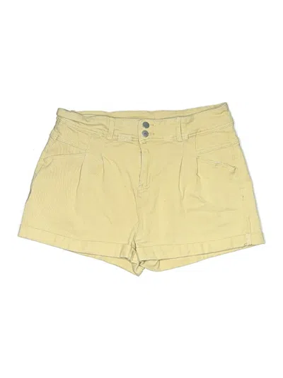 Pre-owned Assorted Brands Khaki Shorts In Yellow