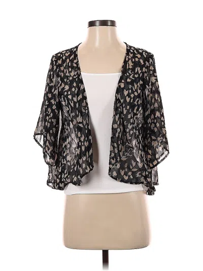 Pre-owned Assorted Brands Kimono In Black