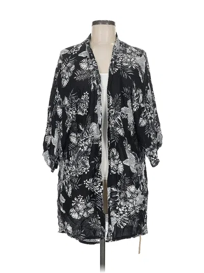 Pre-owned Assorted Brands Kimono In Black