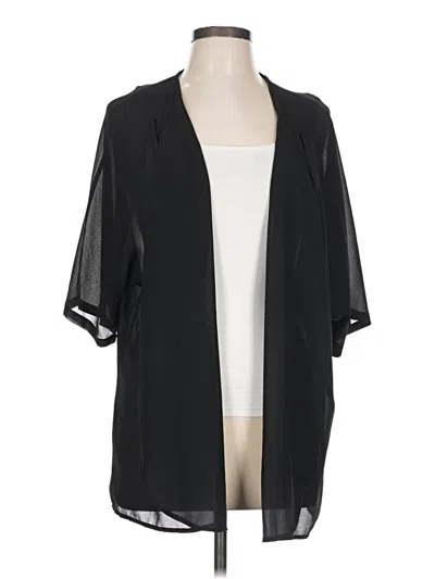 Pre-owned Assorted Brands Kimono In Black
