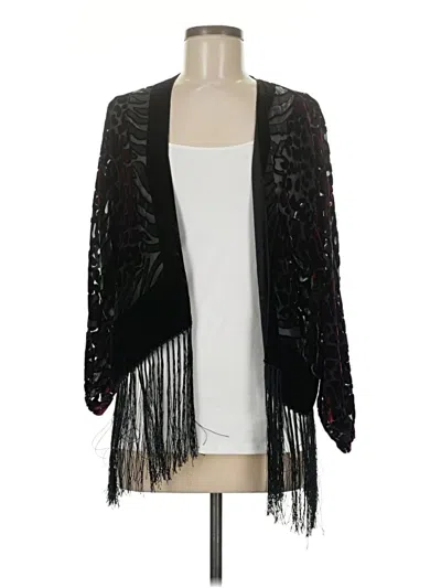 Pre-owned Assorted Brands Kimono In Black