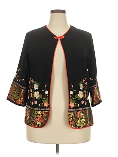 Pre-owned Assorted Brands Kimono In Black