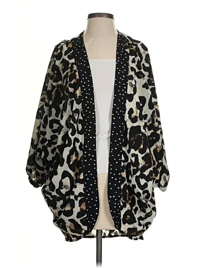 Pre-owned Assorted Brands Kimono In Black