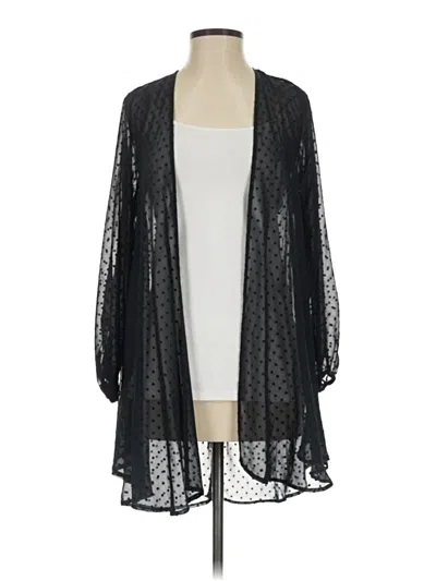 Pre-owned Assorted Brands Kimono In Black
