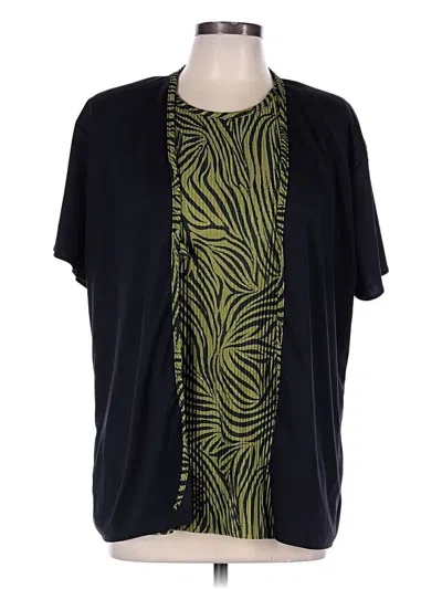 Pre-owned Assorted Brands Kimono In Black