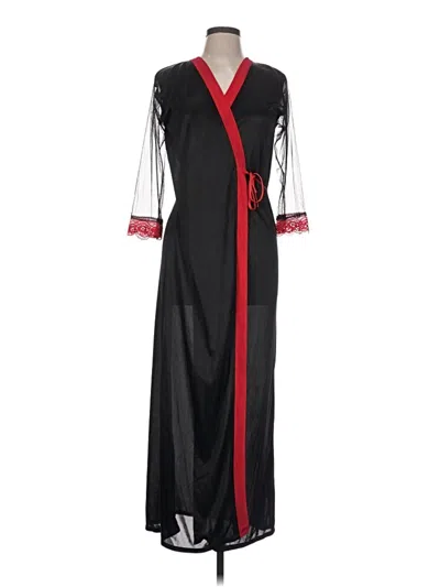 Pre-owned Assorted Brands Kimono In Black