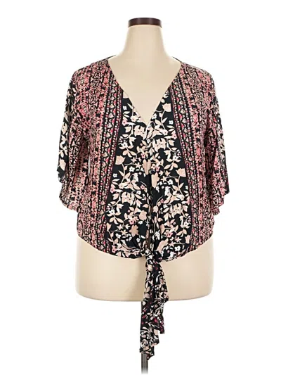Pre-owned Assorted Brands Kimono In Black