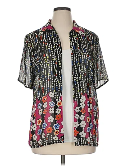 Pre-owned Assorted Brands Kimono In Black