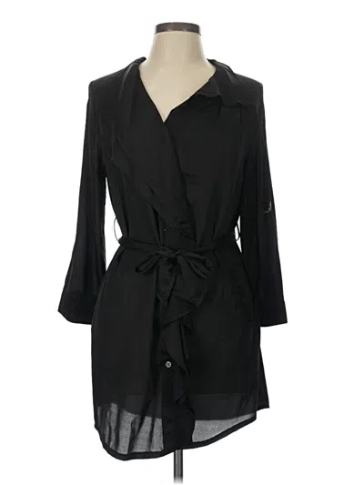 Pre-owned Assorted Brands Kimono In Black