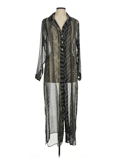 Pre-owned Assorted Brands Kimono In Black